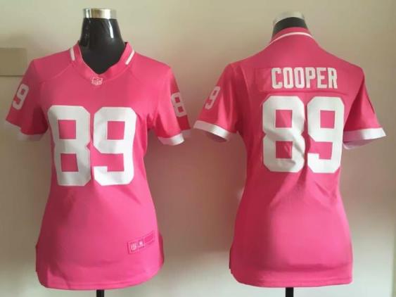 Women's Nike Raiders #89 Amari Cooper 2015 Pink Bubble Gum NFL Jersey