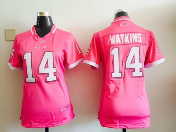 Women's Nike Bills #14 Sammy Watkins 2015 Pink Bubble Gum NFL Jersey