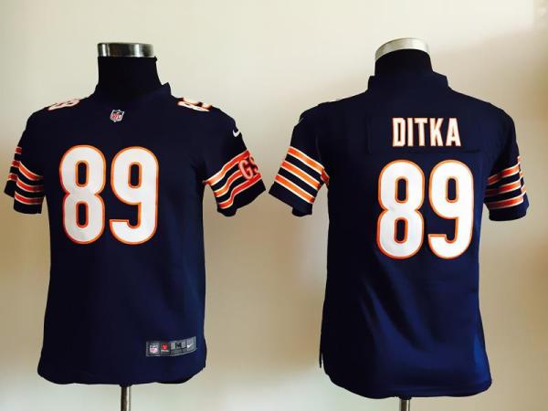 Youth Nike Chicago Bears #89 Mike Ditka Blue Stitched NFL Jersey