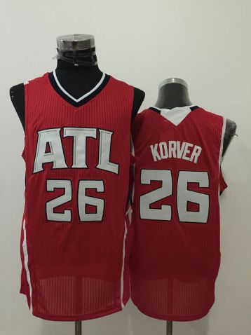 Atlanta Hawks #26 Kyle Korver Red NBA Jerseys
