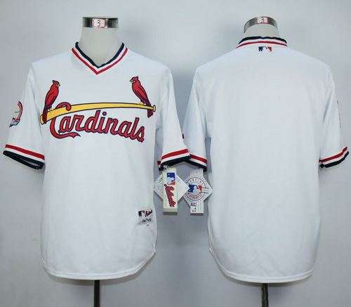 Cardinals Blank White 1982 Turn Back The Clock Stitched Baseball Jersey Cardinals Blank White 1982 Turn Back The Clock Stitched Baseball Jersey