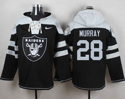 Nike Oakland Raiders #28 Latavius Murray Black Player Pullover NFL Hoodie