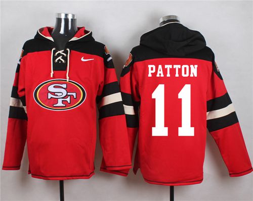 Nike San Francisco 49ers #11 Quinton Patton Red Player Pullover NFL Hoodie