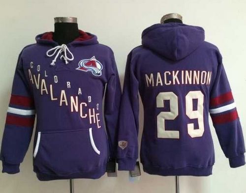 Women Colorado Avalanche #29 Nathan MacKinnon Purple Old Time Heidi NHL Hoodie Women Colorado Avalanche #29 Nathan MacKinnon Purple Old Time Heidi NHL Hoodie