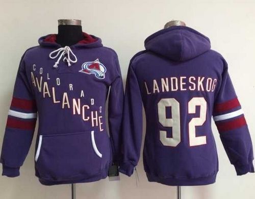 Women Colorado Avalanche #92 Gabriel Landeskog Purple Old Time Heidi NHL Hoodie Women Colorado Avalanche #92 Gabriel Landeskog Purple Old Time Heidi NHL Hoodie