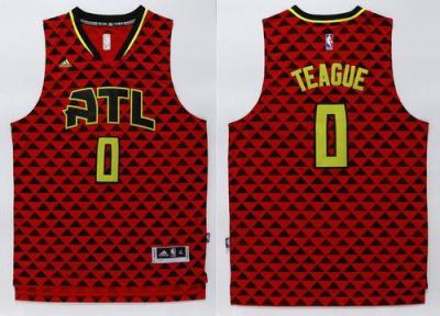 Atlanta Hawks #0 Jeff Teague Red Swingman Stitched NBA Jersey