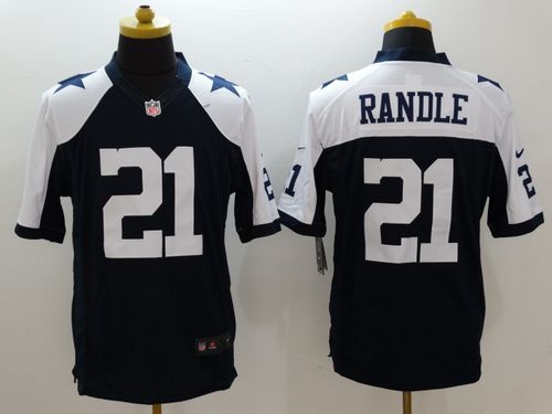 Nike Dallas Cowboys #21 Joseph Randle Navy Blue Thanksgiving Throwback Men's Stitched NFL Limited Jersey