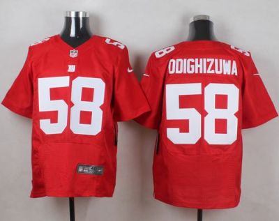 Nike New York Giants #58 Owa Odighizuwa Red Alternate Men's Stitched NFL Elite Jersey