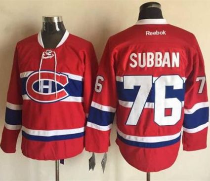 Montreal Canadiens #76 PK Subban Red New CH Stitched NHL Jersey
