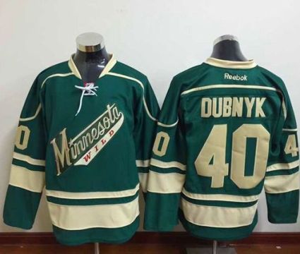 Minnesota Wild #40 Devan Dubnyk Green Stitched NHL Jersey Minnesota Wild #40 Devan Dubnyk Green Stitched NHL Jersey