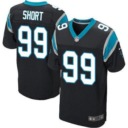 Nike Carolina Panthers #99 Kawann Short Black Team Color Men's Stitched NFL Elite Jersey