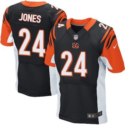 Nike Cincinnati Bengals #24 Adam Jones Black Team Color Men's Stitched NFL Elite Jersey