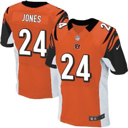 Nike Cincinnati Bengals #24 Adam Jones Orange Alternate Men's Stitched NFL Elite Jersey