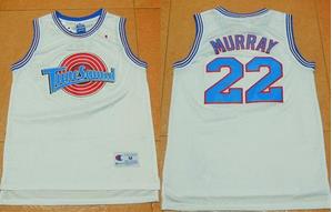 Space Jam Tune Squad #22 Bill Murray White Stitched NBA Jersey