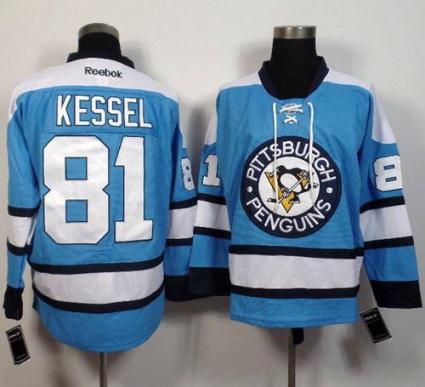 Pittsburgh Penguins #81 Phil Kessel Light Blue Alternate Stitched NHL Jersey