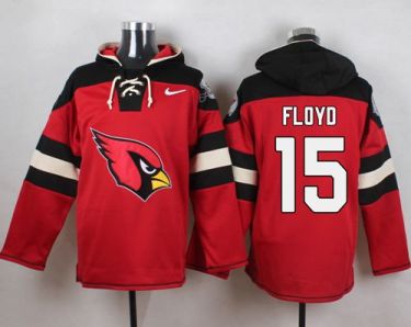 Nike Arizona Cardinals #15 Michael Floyd Red Player Pullover NFL Hoodie