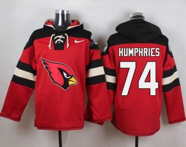 Nike Arizona Cardinals #74 D.J. Humphries Red Player Pullover NFL Hoodie