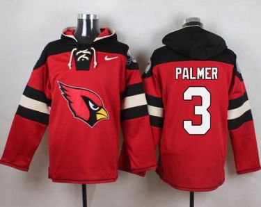 Nike Arizona Cardinals #3 Carson Palmer Red Player Pullover NFL Hoodie