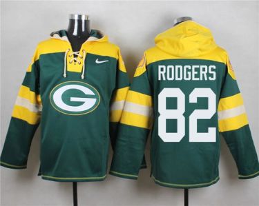 Nike Green Bay Packers #82 Richard Rodgers Green Player Pullover NFL Hoodie