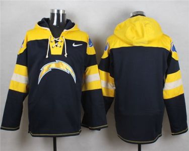 Nike San Diego Chargers Blank Navy Blue Player Pullover NFL Hoodie