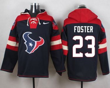 Nike Houston Texans #23 Arian Foster Navy Blue Player Pullover NFL Hoodie