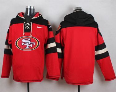 Nike San Francisco 49ers Blank Red Player Pullover NFL Hoodie