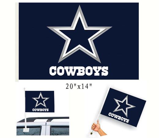 Dallas Cowboys Car Flag Game Flag