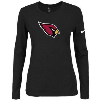Women's Nike Arizona Cardinals Of The City Long Sleeve Tri-Blend NFL T-Shirt Black