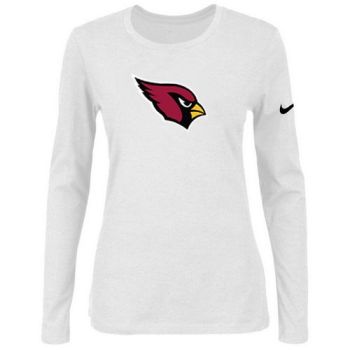 Women's Nike Arizona Cardinals Of The City Long Sleeve Tri-Blend NFL T-Shirt White