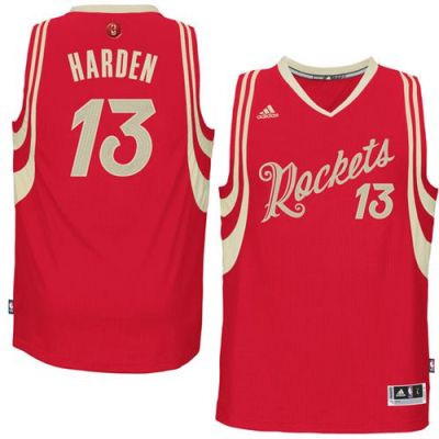 Houston Rockets #13 James Harden Red 2015-2016 Christmas Day Stitched NBA Jersey