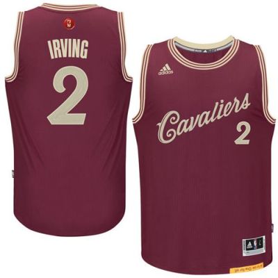 Cleveland Cavaliers #2 Kyrie Irving Red 2015-2016 Christmas Day Stitched NBA Jersey