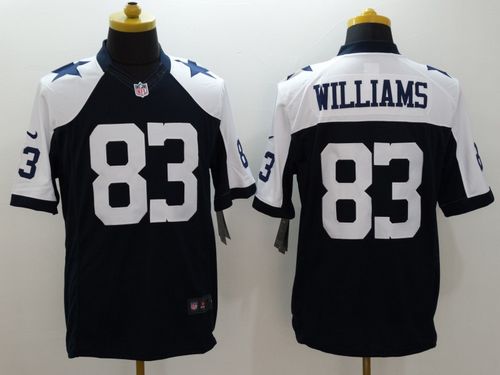 Nike Dallas Cowboys #83 Terrance Williams Navy Blue Thanksgiving Throwback Men's Stitched NFL Limited Jersey
