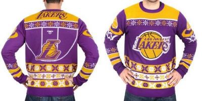 Los Angeles Lakers Men's NBA Ugly Sweater