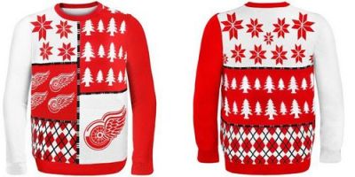 Detroit Red Wings Men's NHL Ugly Sweater-1
