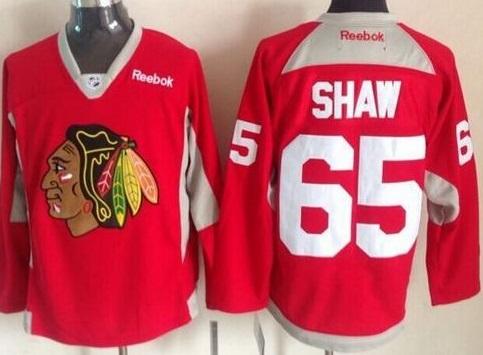Chicago Blackhawks #65 Andrew Shaw Red Hockey Fights Cancer Stitched NHL Jersey