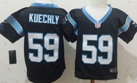 Toddler Nike Carolina Panthers #59 Luke Kuechly Black Team Color Stitched NFL Jersey