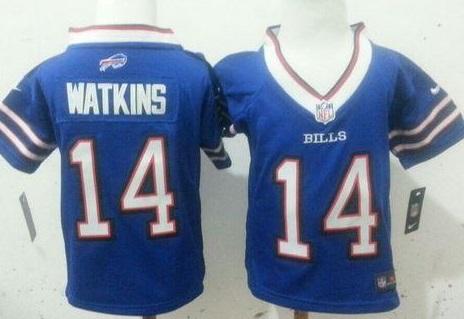 Toddler Nike Buffalo Bills #14 Sammy Watkins Royal Blue Team Color Stitched NFL Elite Jersey