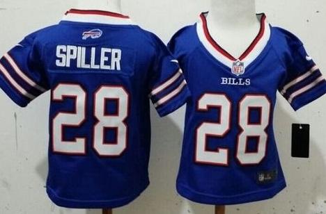 Toddler Nike Buffalo Bills #28 C.J. Spiller Royal Blue Team Color Stitched NFL Elite Jersey