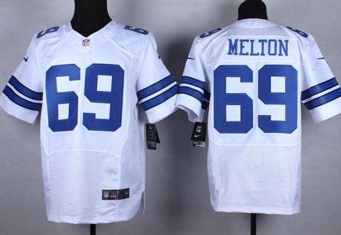 Nike Dallas Cowboys #69 Henry Melton White Men's Stitched NFL Elite Jersey