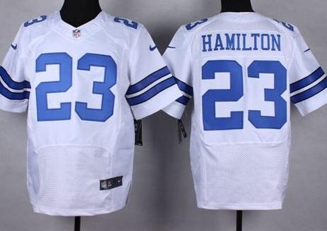 Nike Dallas Cowboys #23 Jakar Hamilton White Men's Stitched NFL Elite Jersey