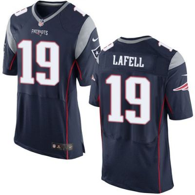 Nike New England Patriots #19 Brandon LaFell Navy Blue Team Color Men's Stitched NFL New Elite Jersey