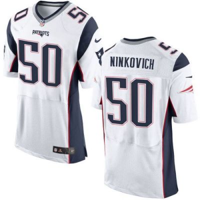 Nike New England Patriots #50 Rob Ninkovich White Men's Stitched NFL New Elite Jersey