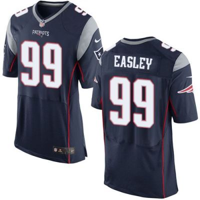 Nike New England Patriots #99 Dominique Easley Navy Blue Team Color Men's Stitched NFL New Elite Jersey