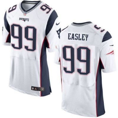 Nike New England Patriots #99 Dominique Easley White Men's Stitched NFL New Elite Jersey