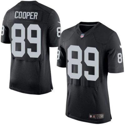 Nike Oakland Raiders #89 Amari Cooper Black Team Color Men's Stitched NFL New Elite Jersey