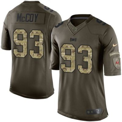 Nike Tampa Bay Buccaneers #93 Gerald McCoy Green Men's Stitched NFL Limited Salute To Service Jersey