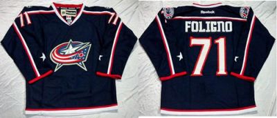 Columbus Blue Jackets #71 Nick Foligno Navy Blue Home Stitched NHL Jersey Columbus Blue Jackets #71 Nick Foligno Navy Blue Home Stitched NHL Jersey
