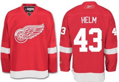 Detroit Red Wings #43 Darren Helm Red Stitched NHL Jersey