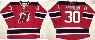 New Jersey Devils #30 Martin Brodeur Stitched Red NHL Jersey New Jersey Devils #30 Martin Brodeur Stitched Red NHL Jersey