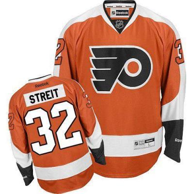 Philadelphia Flyers #32 Mark Streit Orange Home Stitched NHL Jersey